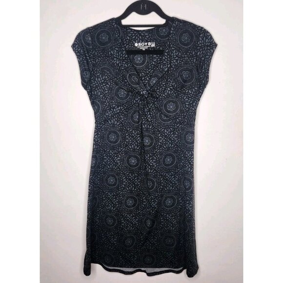 Soybu V-Neck Sport Activewear Cap Sleeve Sheath Dress Size XS - Picture 1 of 4